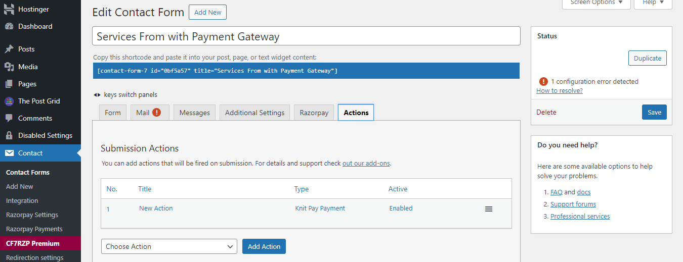 How to integrate payment gateway with contact form 7?
integrate payment gateway with contact form 7
integrate payment gateway 
contact form 7
